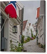Gamle Stavanger Norway 4 Canvas Print