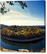 Garland Bend On Lake Cumberland Canvas Print