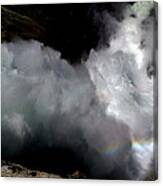 Gazing Down Into The Heart Of Nevada Falls Canvas Print