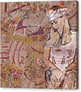 Geisha Girl Canvas Print