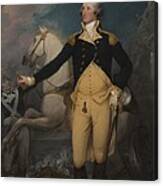 General George Washington At Trenton, 1792 Canvas Print