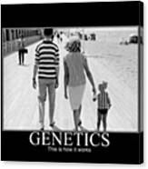 #genetics #family First Canvas Print