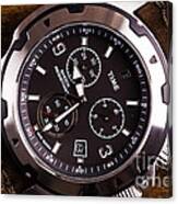 Gents Analogue Watch Close Up Canvas Print