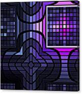 Geometric Stained Glass Canvas Print