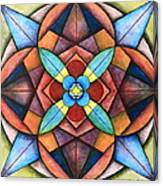 Geometric Symmetry Canvas Print