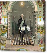 George Washington Freemason Canvas Print George Washington Freemason Canvas Print