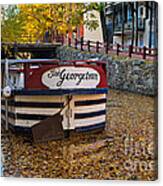 Georgetown Barge Canvas Print