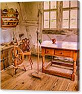 German Farmhouse Interior Canvas Print