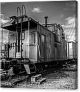 Ghostly Caboose Canvas Print