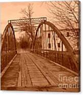 Ghosts Of The Old Iron Bridge Canvas Print