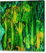 Ghosty Forest Canvas Print