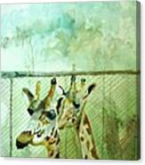 Giraffe World Canvas Print