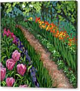Giverny Garden Canvas Print