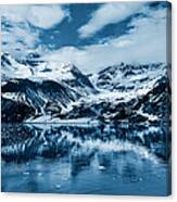 Glacier Bay - Alaska - Landscape - Blue Canvas Print