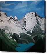 Glacier Lake Canvas Print
