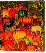 Glass Pumpkins Canvas Print