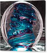 Glass Sculpture Blues And Purple Rb4 Canvas Print