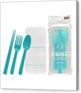Glit & Brillia Cutlery Set Spoon Fork Canvas Print