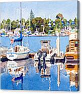 Glorietta Bay Marina Canvas Print