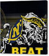 Go Navy Beat Army Canvas Print