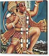 God Hanuman. Hindu Art.  Aisaeverett Canvas Print