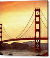 Golden Gate Bridge San Francisco California Canvas Print