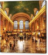 Golden Grand Central Canvas Print