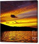 Golden Island Sunrise. Canvas Print