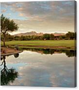 Golf Course Pond Canvas Print