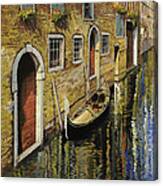 Gondola A Venezia Canvas Print