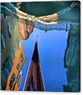 Gondola Reflection Canvas Print