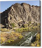 Goose Rock Above John Day River Oregon Canvas Print
