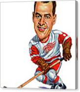 Gordie Howe Canvas Print