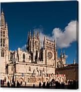 Gothic Cathedral Of Burgos Canvas Print
