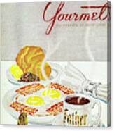 Gourmet Cover Of Breakfast Canvas Print