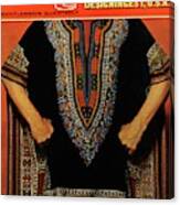 Gq Cover Featuring A Male Model Wearing A Dashiki Canvas Print