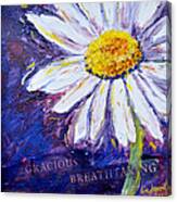 Gracious Daisy Canvas Print