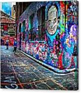 Graffiti Artist Canvas Print