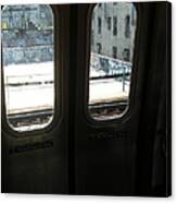 Graffiti From Subway Train Canvas Print