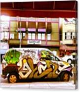 Grafitti Van #tag #painting #art Canvas Print