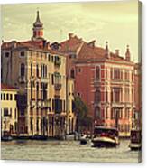 Grand Canal Of Venice At Sunset Canvas Print