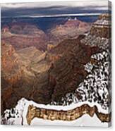 Grand Canyon In Winter Canvas Print