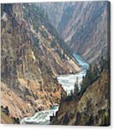 Grand Canyon Of The Yellowstone Canvas Print