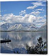 Grand Tetons In The Morning Light Canvas Print