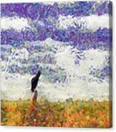 Grassland Sentry Canvas Print