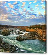 Great Falls In Color Canvas Print