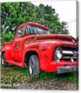 Great Patina On This Old Ford Canvas Print
