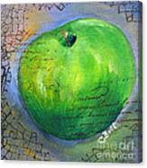 Green Apple Canvas Print
