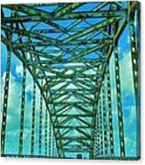 Green Bridge Canvas Print