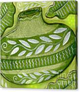 Green Gourd Canvas Print